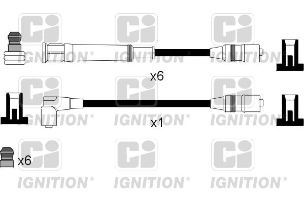 QUINTON HAZELL Комплект проводов зажигания XC776